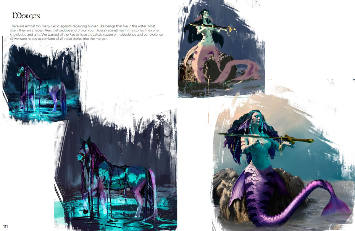 The Art Compendium of Avallen - Art Book PDF Legends of Avallen Adder Stone Games 