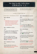 The Elder Scrolls: Call to Arms Core Rulebook Errata & Updated Print & Play Cards - (FREE) The Elder Scrolls: Call to Arms Modiphius Entertainment 