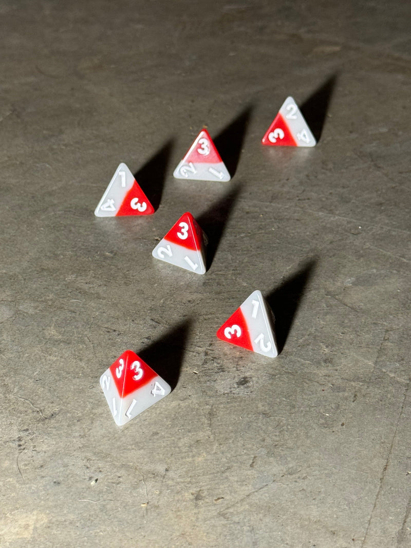 Triangle Agency Dice Set (6d4) Triangle Agency Haunted Table 