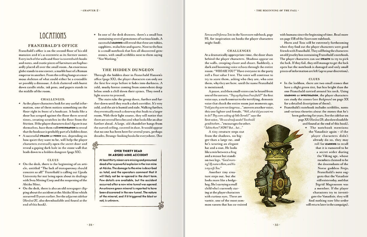 Vaesen - Lost Mountain Saga Vaesen Free League Publishing 