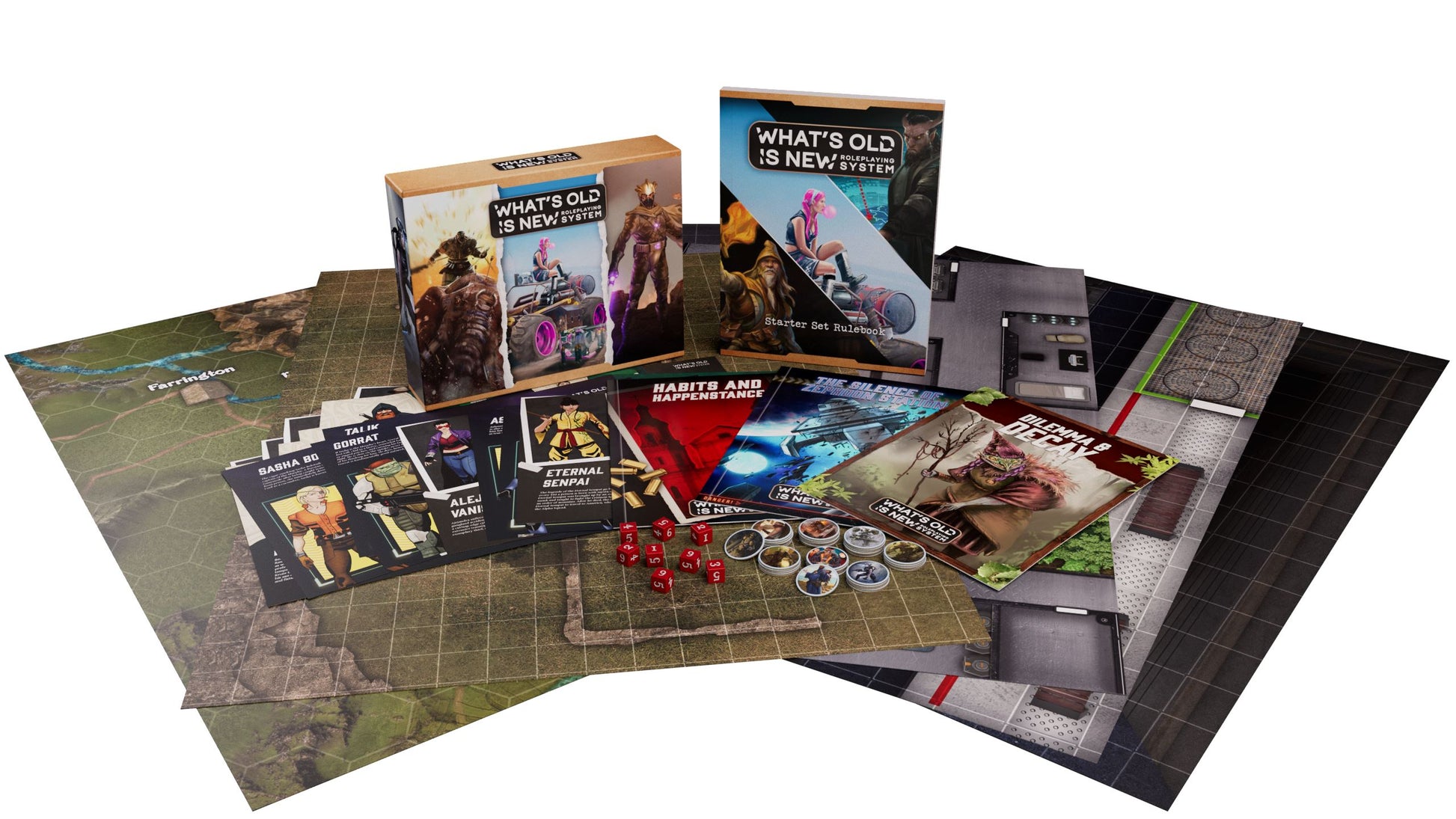 WOIN Starter Box Set (What's OLD is NEW Roleplaying System) WOIN EN Publishing 