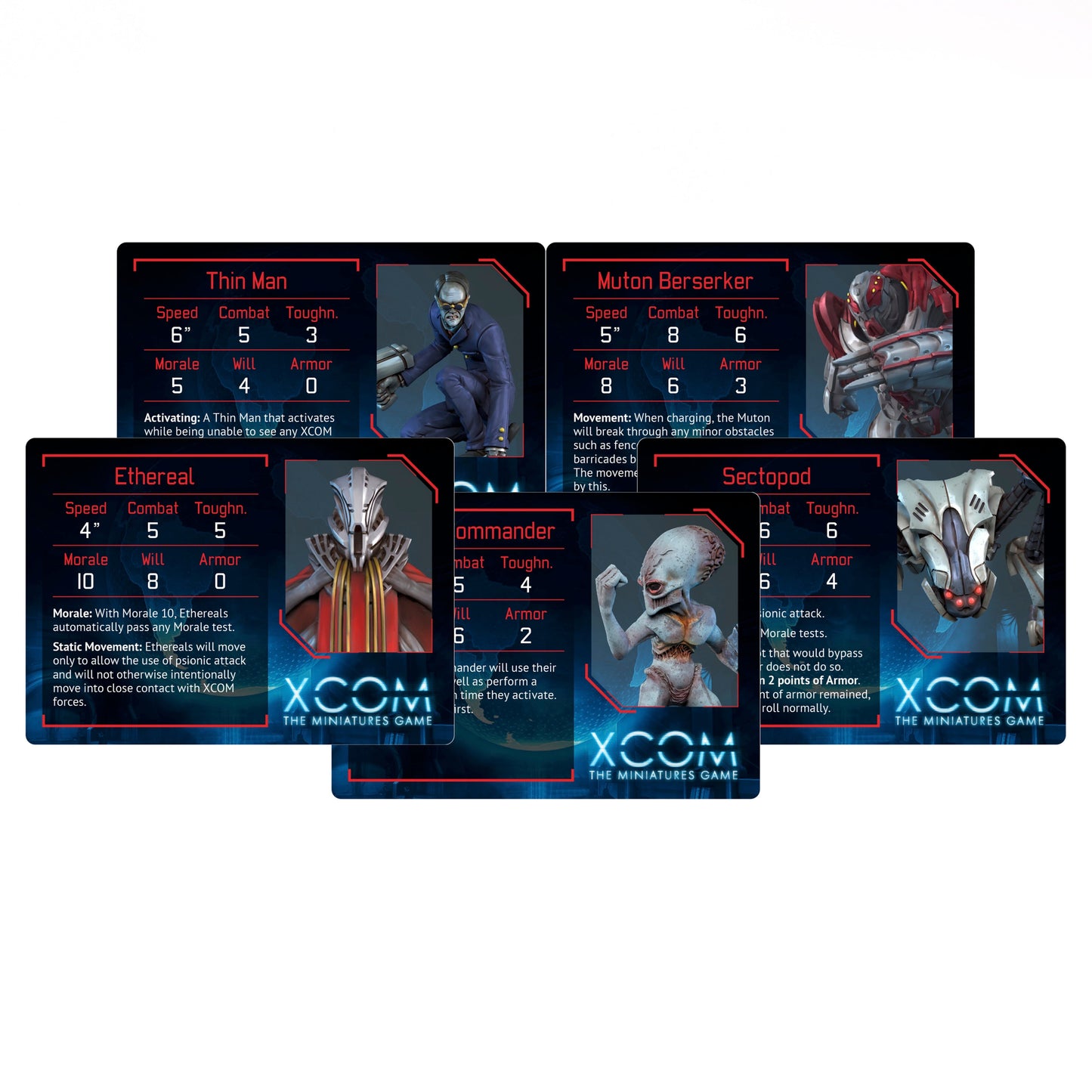 XCOM: The Miniatures Game - Reference Card Pack XCOM: The Miniatures Game Modiphius Entertainment 