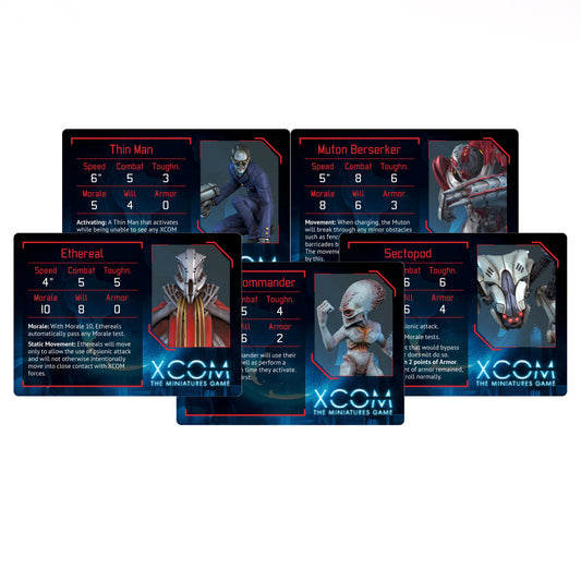 XCOM: The Miniatures Game - Reference Card Pack XCOM: The Miniatures Game Modiphius Entertainment 