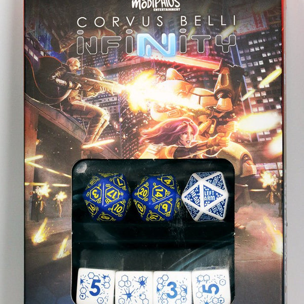 Modiphius Infinity: Factions Dice Sets – Offizielle Würfel-Sets Für Das Infinity Rollenspiel (RPG)