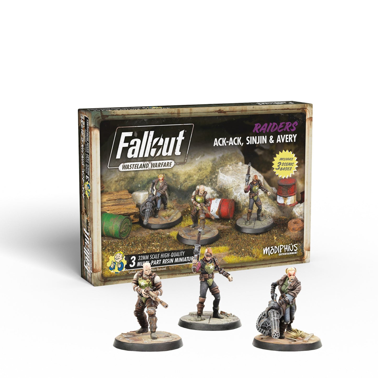 Fallout: Wasteland Warfare - Raiders - Ack Ack, Sinjin & Avery