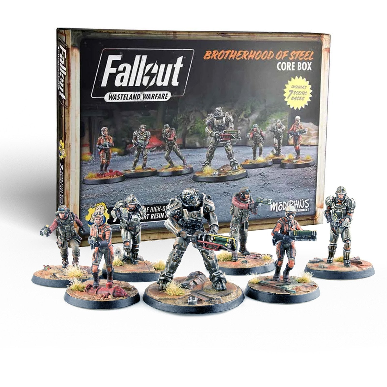 Fallout: Brotherhood of Steel miniatures