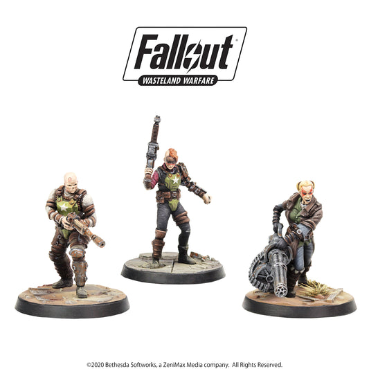 Fallout: Wasteland Warfare - Raiders - Ack Ack, Sinjin & Avery