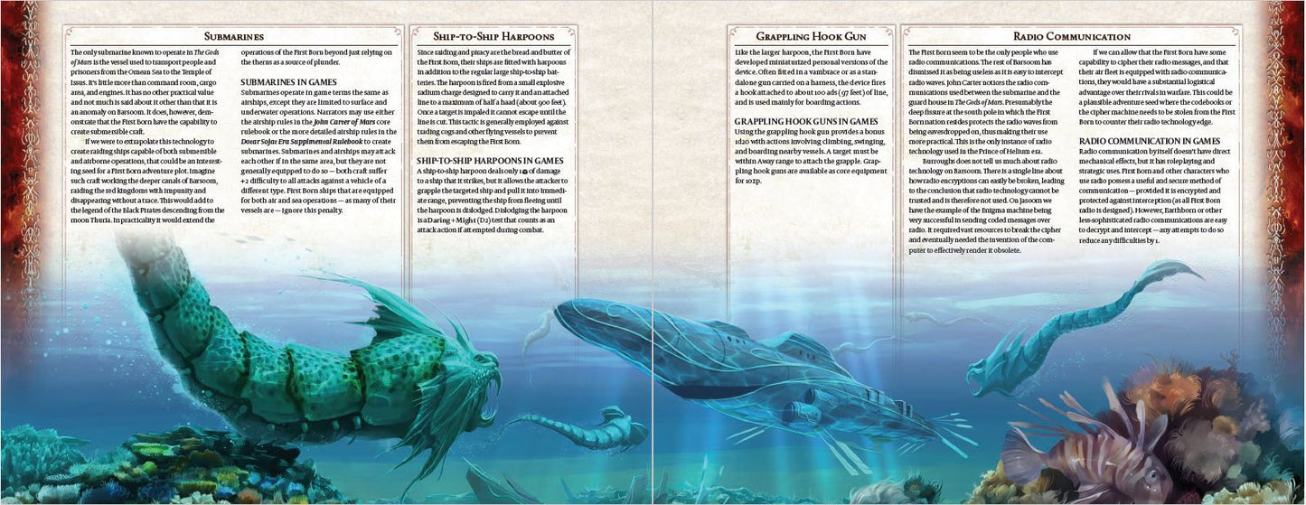 John Carter of Mars: Prince of Helium Era Supplemental Rulebook - PDF