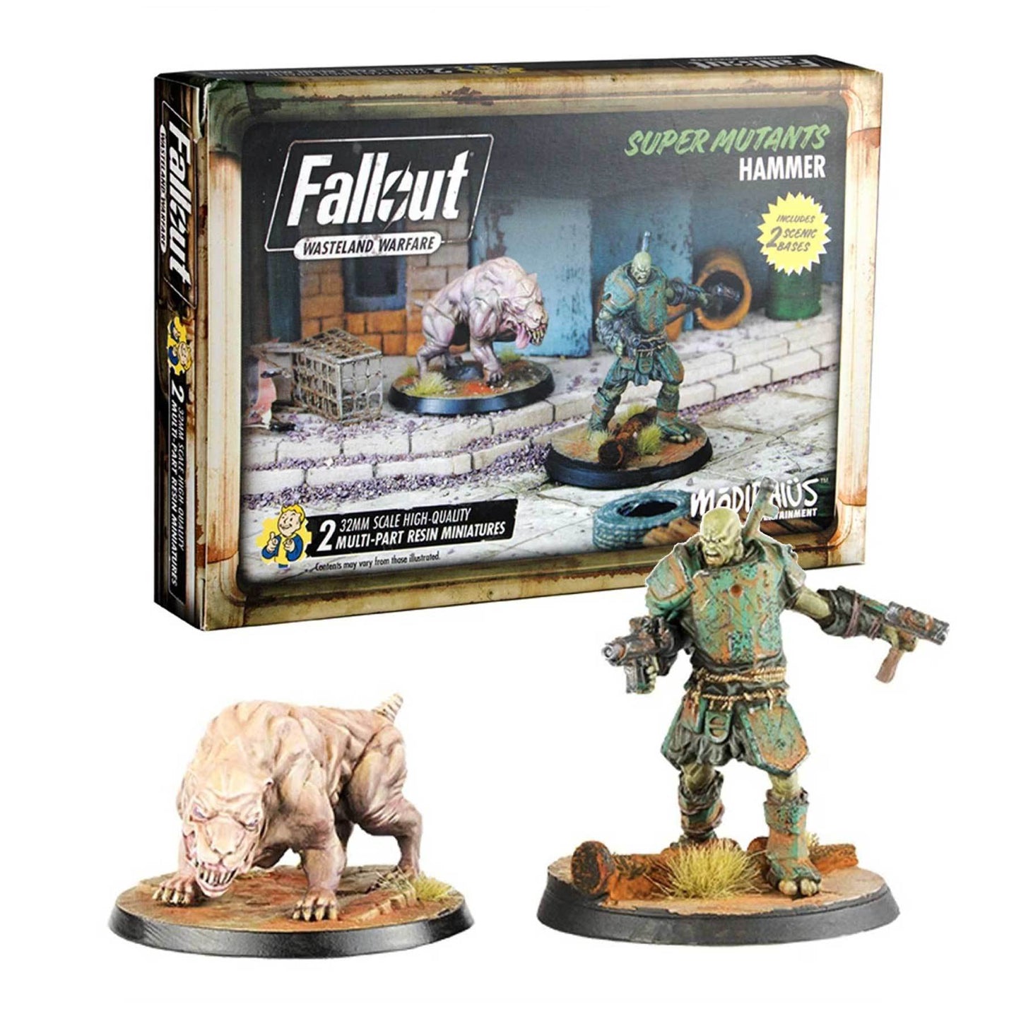 Fallout: Wasteland Warfare Game - Super Mutants Starter Bundle