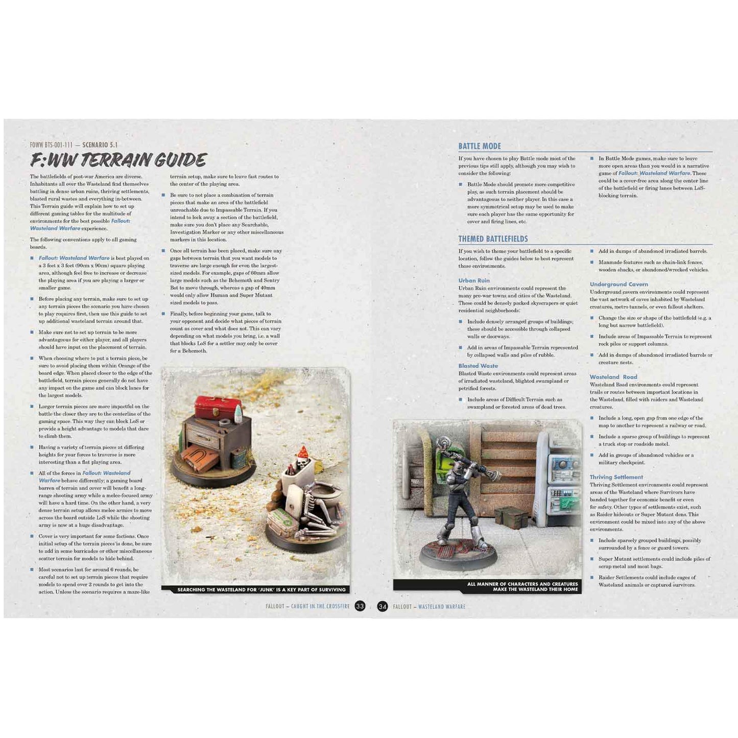 Fallout: Wasteland Warfare – Caught in the Crossfire Campaign book - PDF