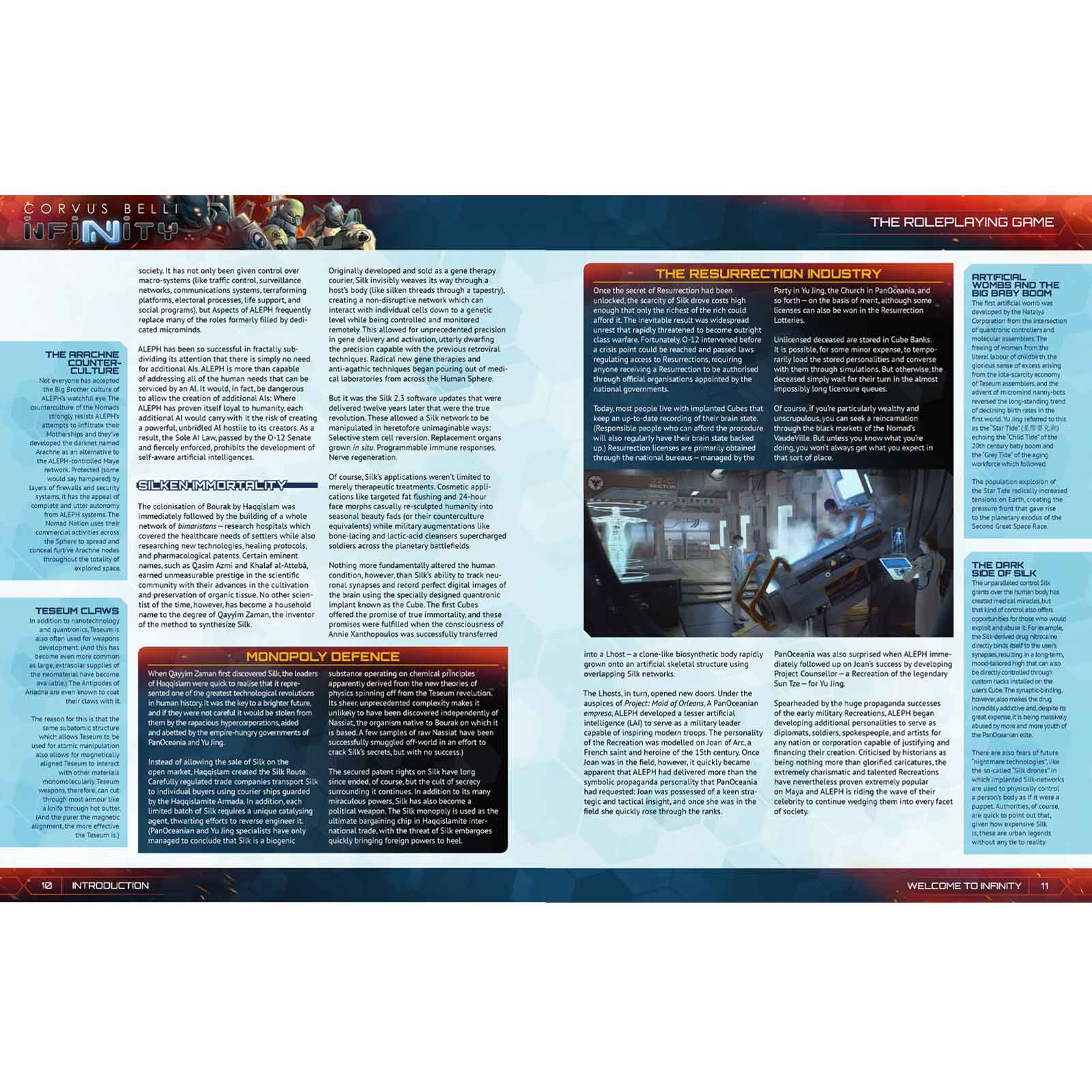 Infinity: Infinity RPG Core Book – Modiphius Entertainment