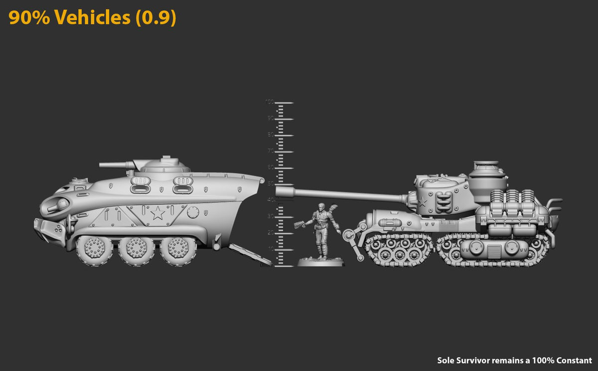 Fallout Tank Modiphious Fallout: Wasteland Warfare – Print at Home - Tank STL – Modiphius ...