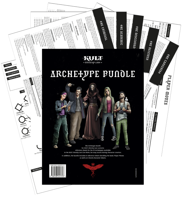 KULT: Divinity Lost - Archetype Bundle - Modiphius Entertainment