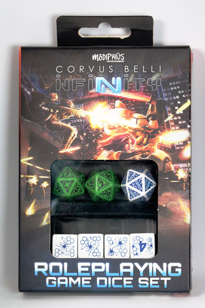 Infinity: Factions Dice Sets - Modiphius Entertainment