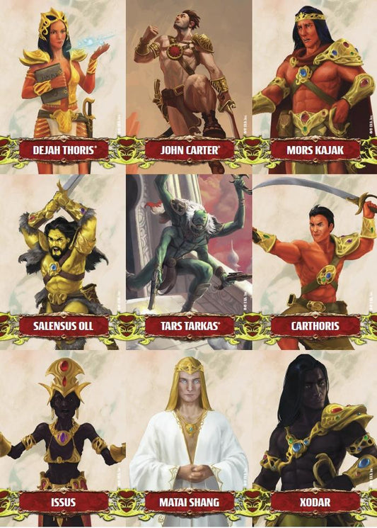 John Carter of Mars: Character and Token Card Deck - Modiphius Entertainment