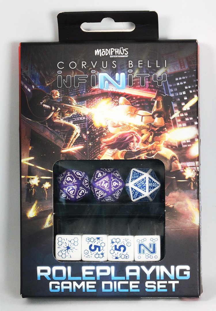 Infinity: Factions Dice Sets - Modiphius Entertainment