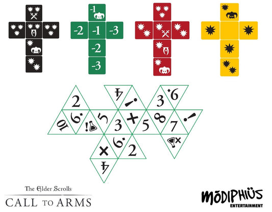 The Elder Scrolls Call To Arms Dice Set print n play - FREE - PDF