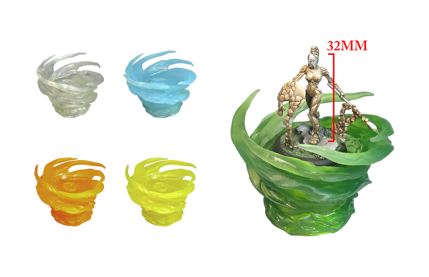 Drakerys Accessory Box: 4 Elemental Vortexes & 1 Maelstrom - Modiphius Entertainment