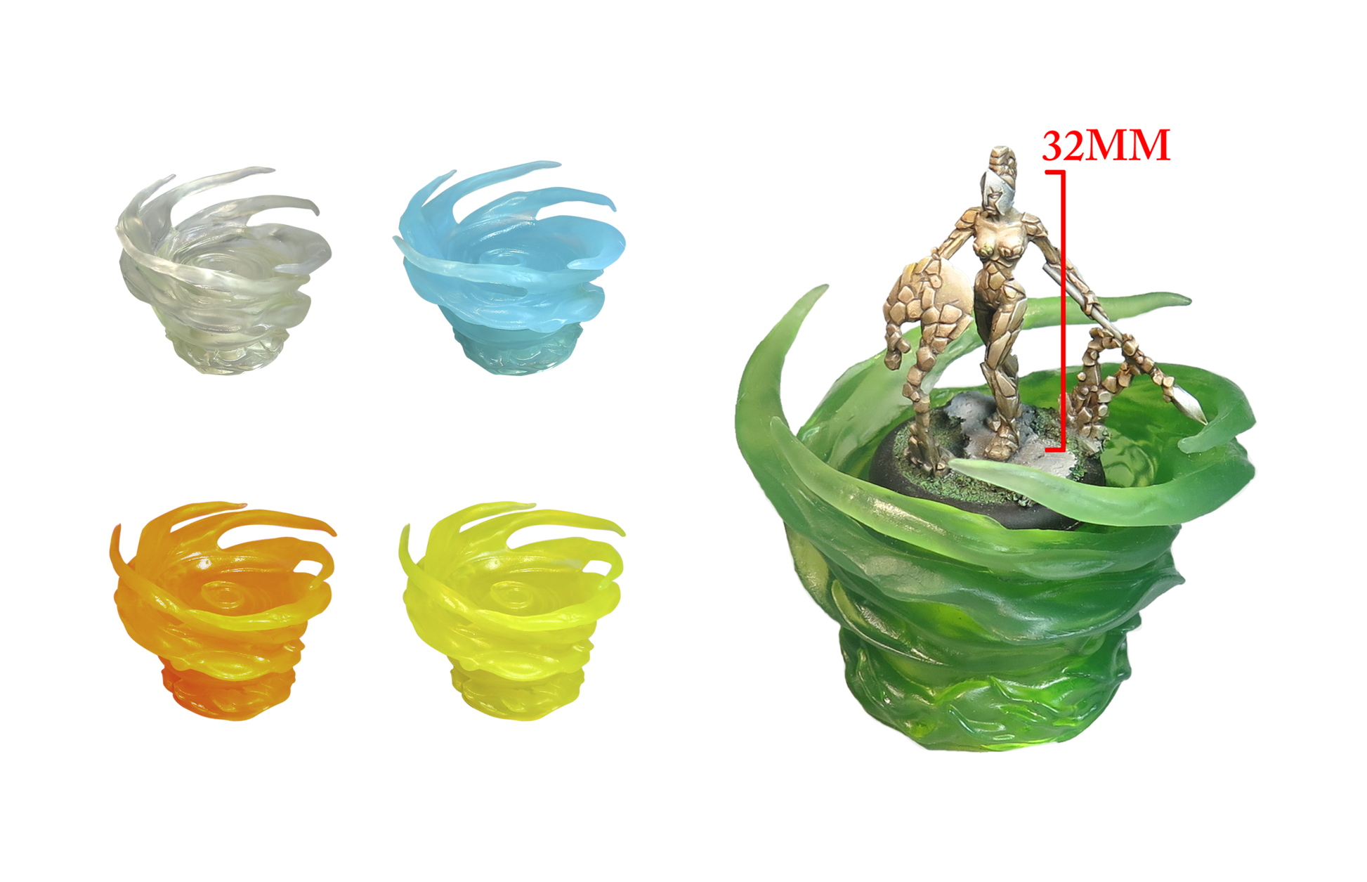 Drakerys Accessory Box: 4 Elemental Vortexes & 1 Maelstrom - Modiphius Entertainment