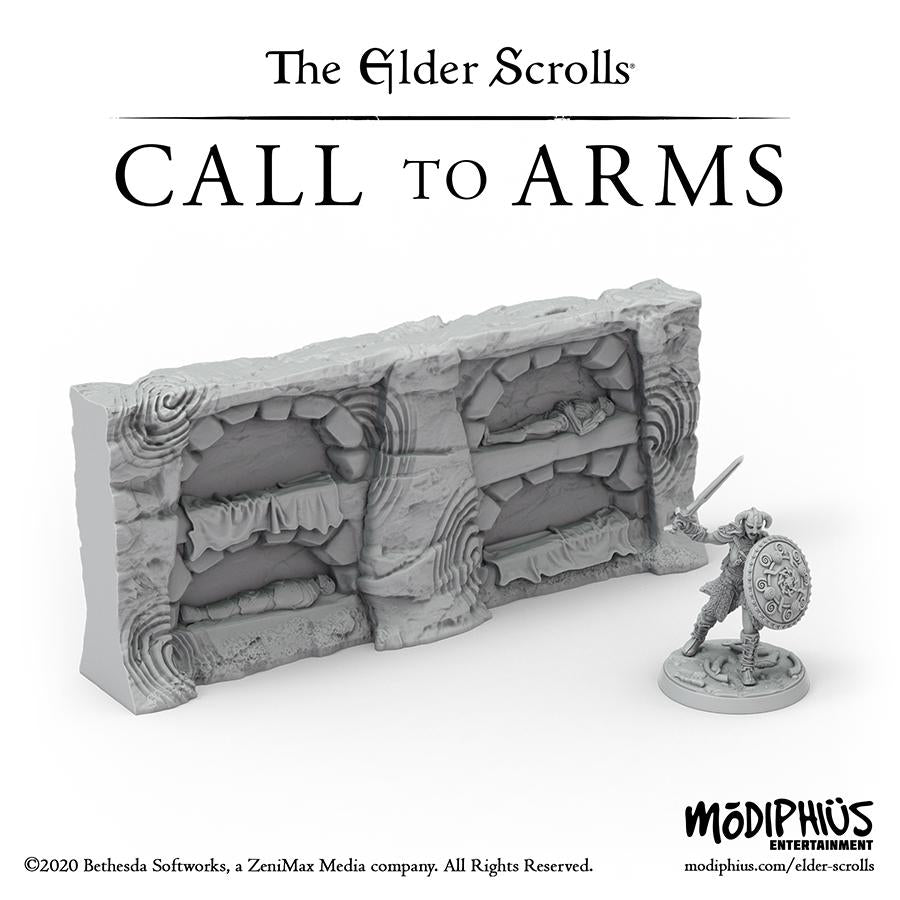 The Elder Scrolls Call to Arms - Nord Tomb Walls Terrain Set