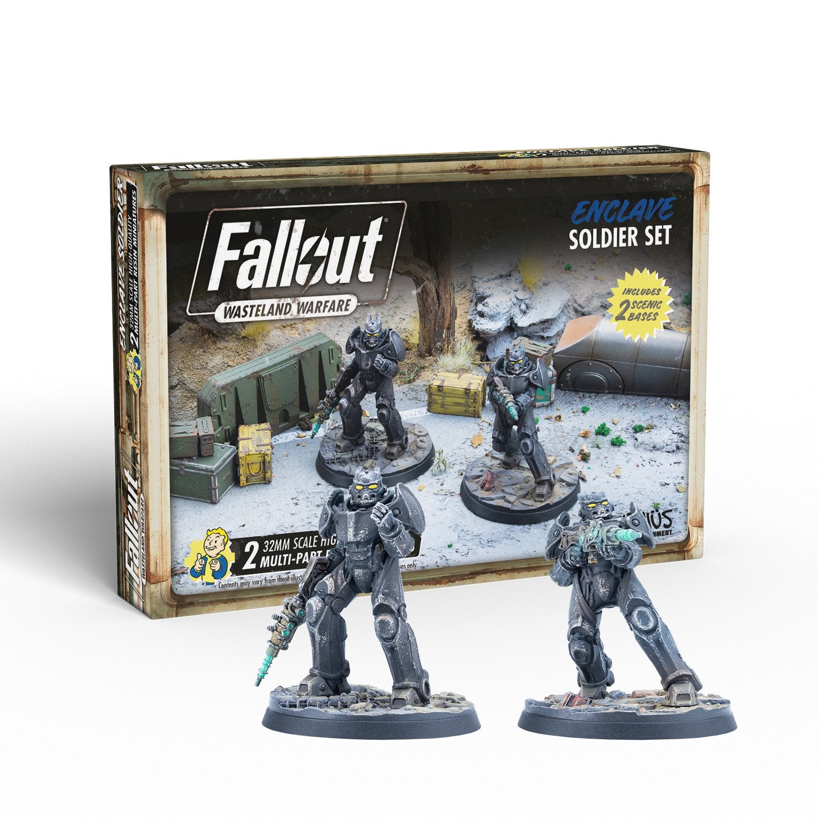Fallout: Wasteland Warfare - Enclave: Soldier Set – Modiphius Entertainment