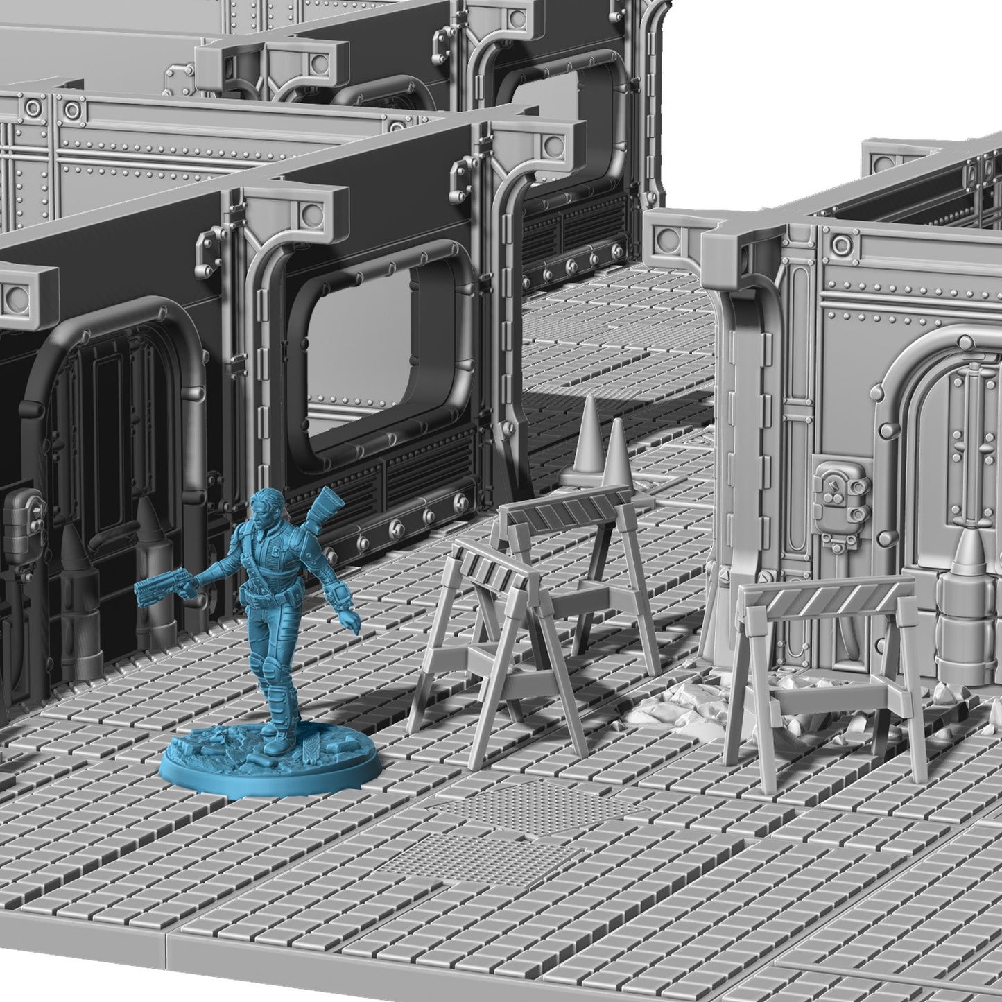 Fallout: Wasteland Warfare - Print at Home -  Vault Flooring Pack STL