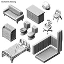 Fallout: Wasteland Warfare - Print at Home - Vault Interior Themed Dressing/Scatter STL