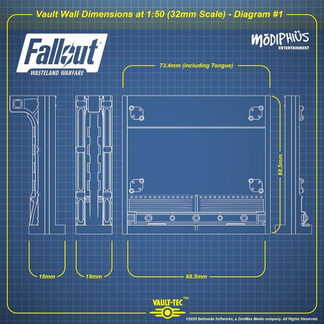 Fallout: Wasteland Warfare - Print at Home - Vault Design Starter Pack ...