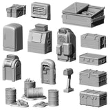 Fallout: Wasteland Warfare - Print at Home - Streets of Boston STL