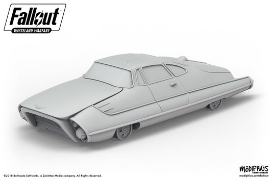 Fallout: Wasteland Warfare - Terrain Expansion: Corvega Coupe STL - Modiphius Entertainment