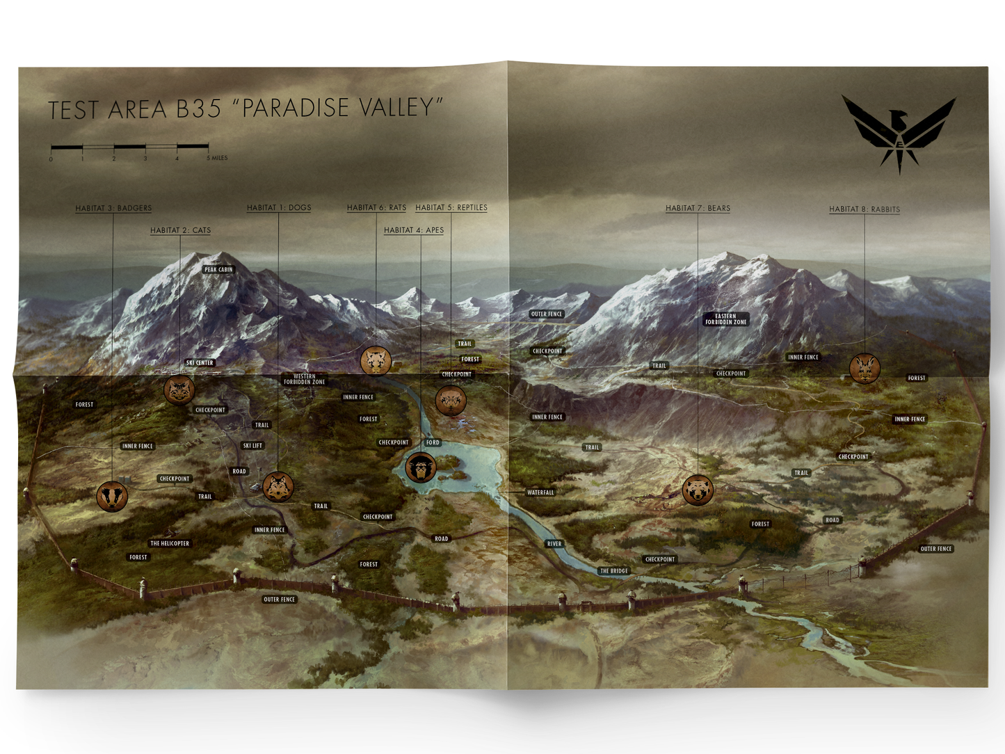 Mutant: Genlab Alpha Map - Modiphius Entertainment