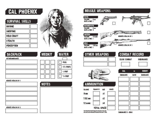 Freeway Warrior - Action Charts & Combat Results tables - Modiphius Entertainment