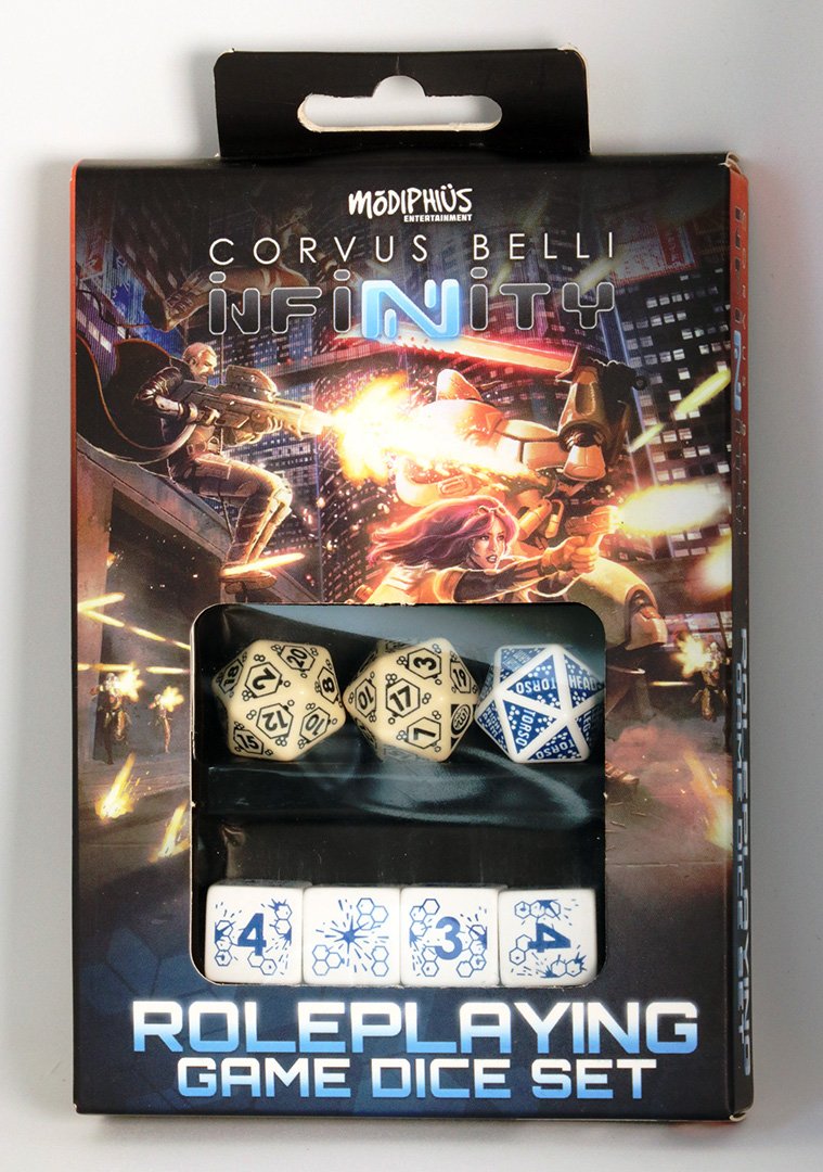 Infinity: Factions Dice Sets - Modiphius Entertainment