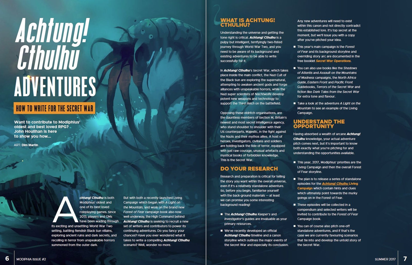 Modiphia - Issue #2 - Summer 2017 - Modiphius Entertainment