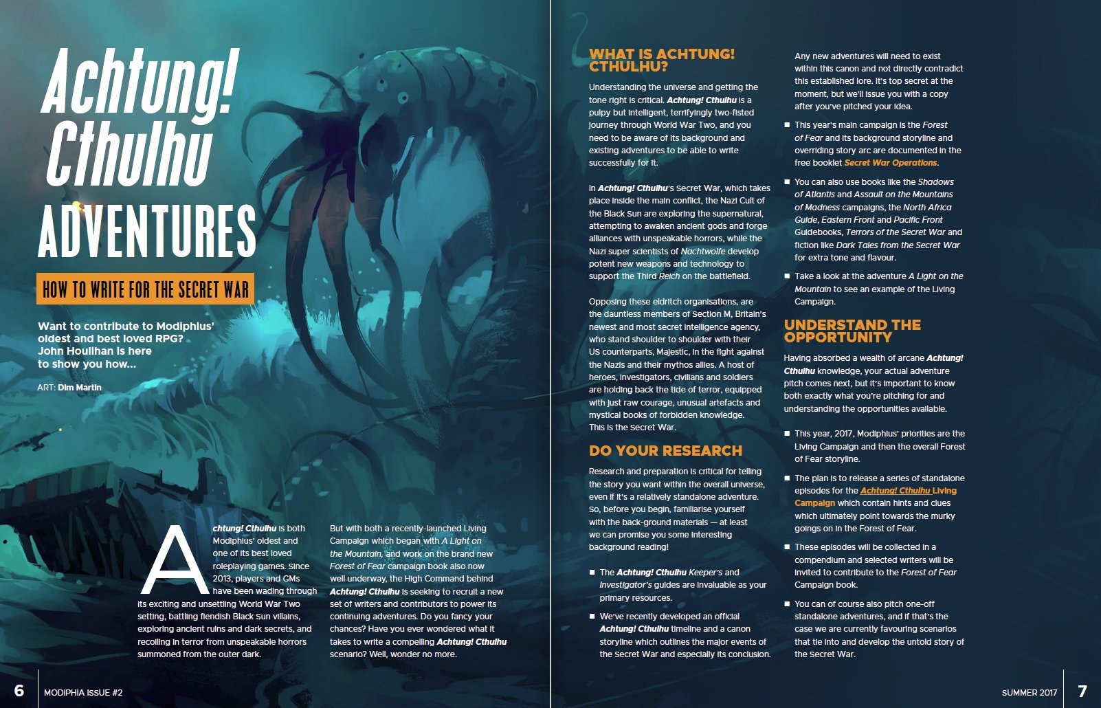 Modiphia - Issue #2 - Summer 2017 - Modiphius Entertainment