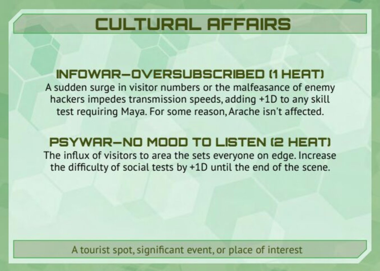 Infinity: Location Card Deck - Modiphius Entertainment