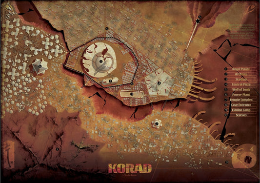 John Carter of Mars: Barsoom and Korad Maps - PDF - Modiphius Entertainment