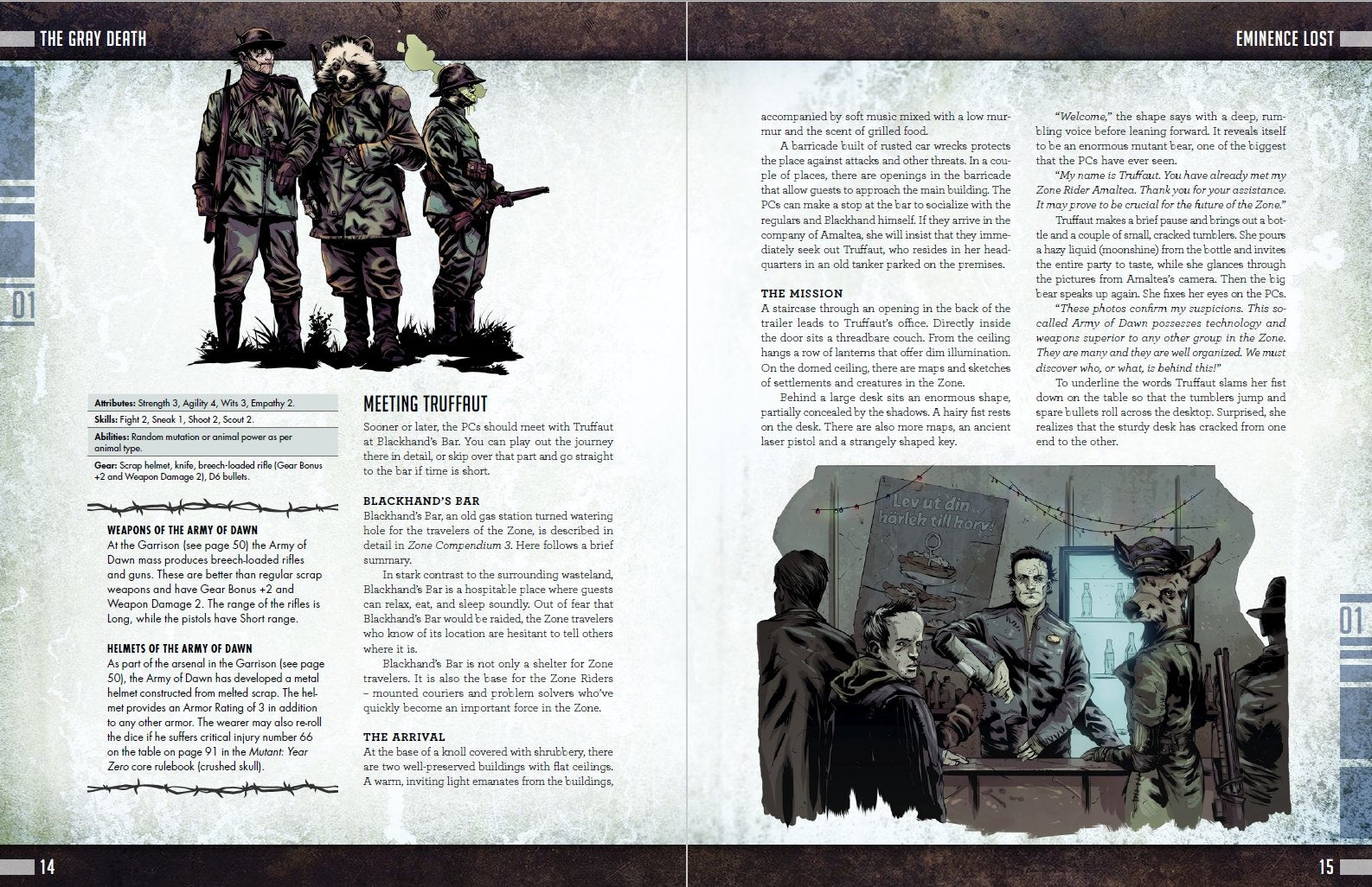 Mutant: Year Zero - The Gray Death - Modiphius Entertainment