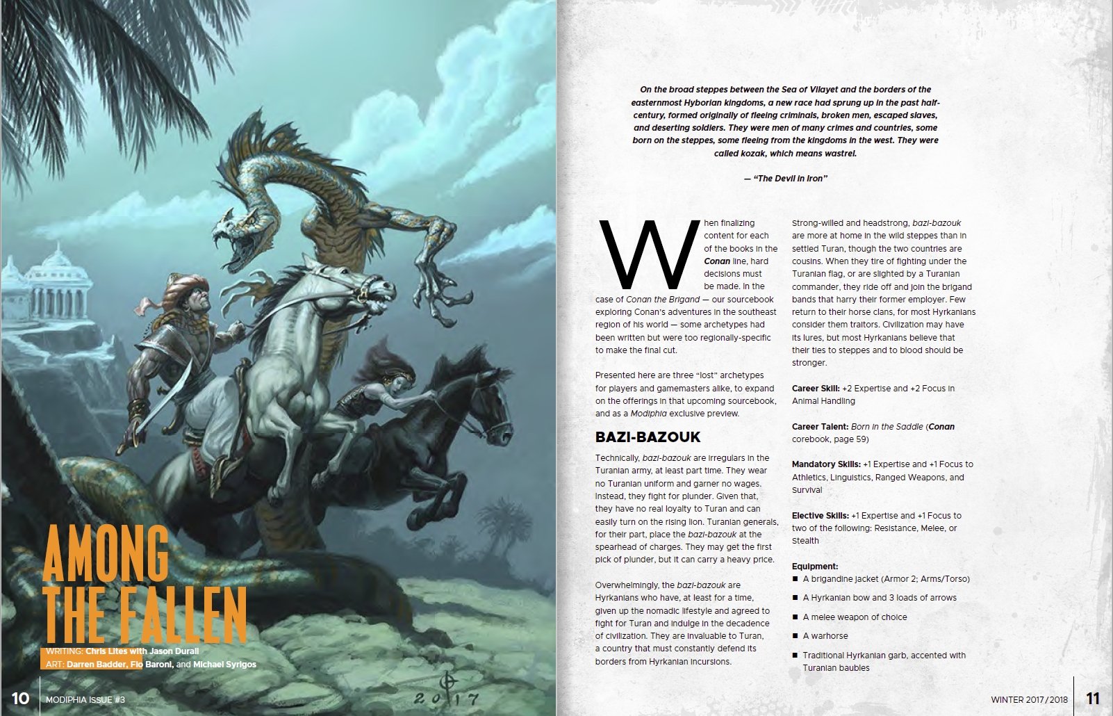 Modiphia - Issue #3 Spring 2018 - Modiphius Entertainment