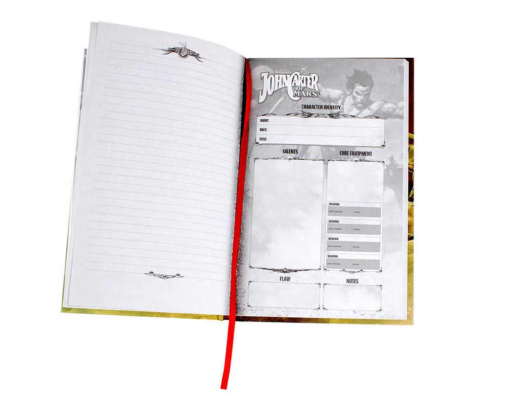 John Carter of Mars: Prince of Helium Notebook - Modiphius Entertainment