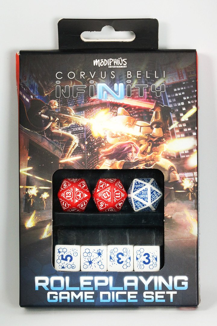 Infinity: Factions Dice Sets - Modiphius Entertainment