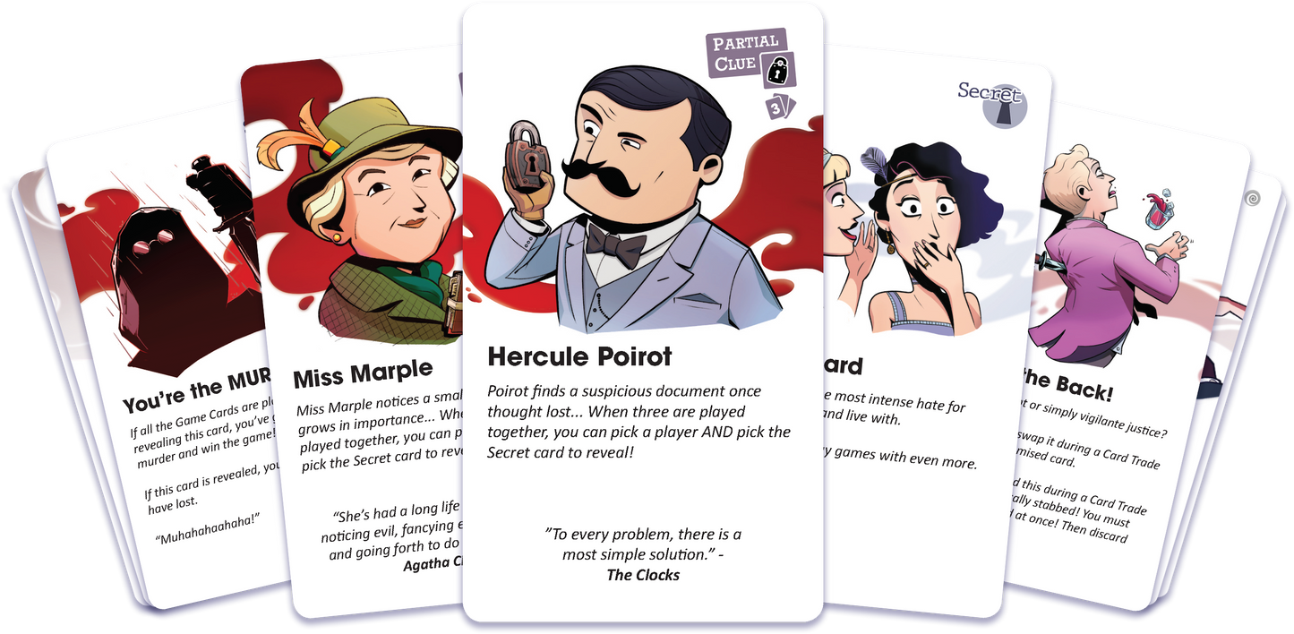 Agatha Christie's Death on the Cards - Modiphius Entertainment