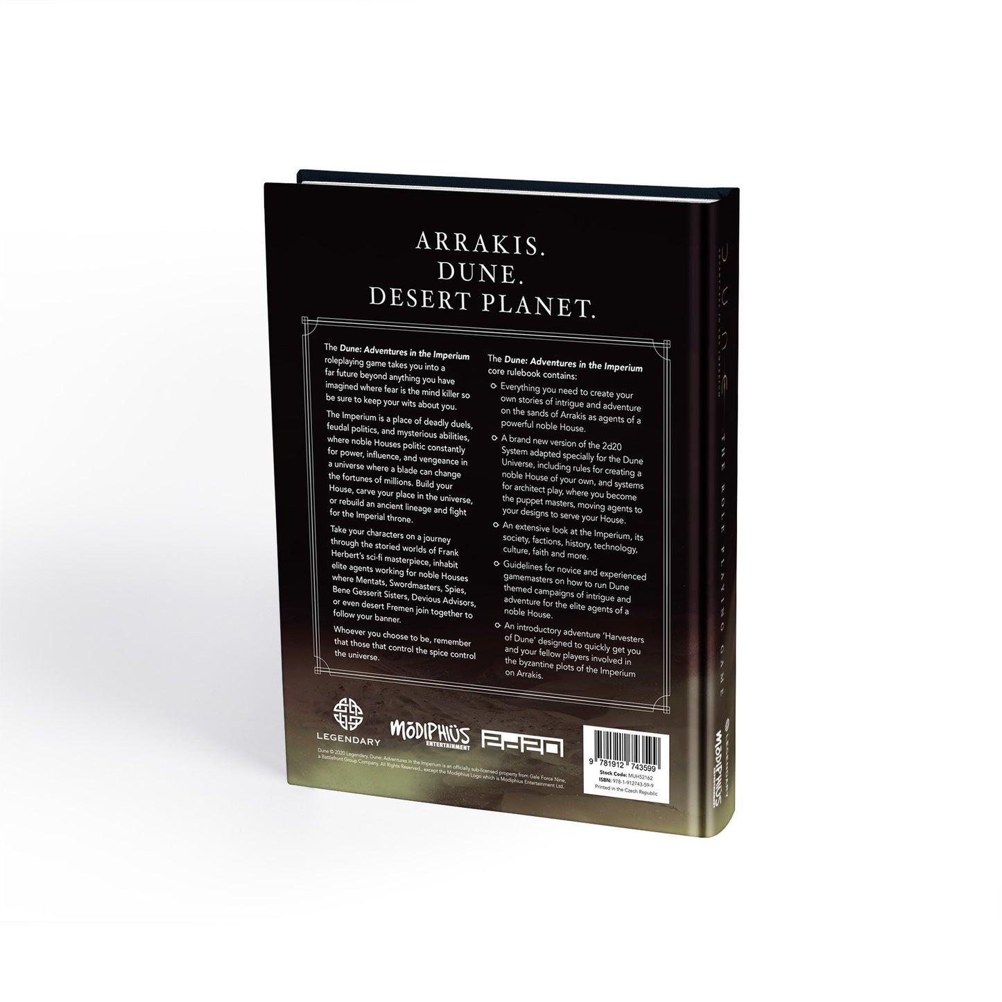 Dune - Adventures in the Imperium – Core Rulebook Standard Edition