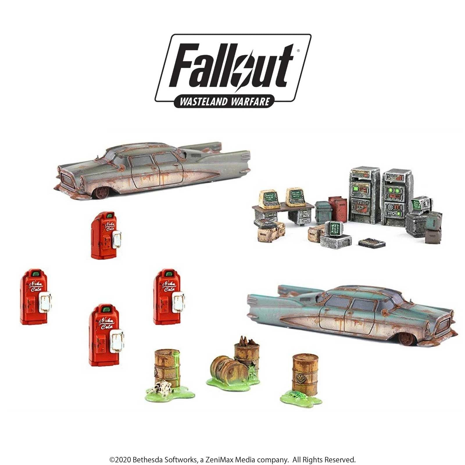 Fallout: Wasteland Warfare - Starter Scenic Set - Wargaming terrain ...