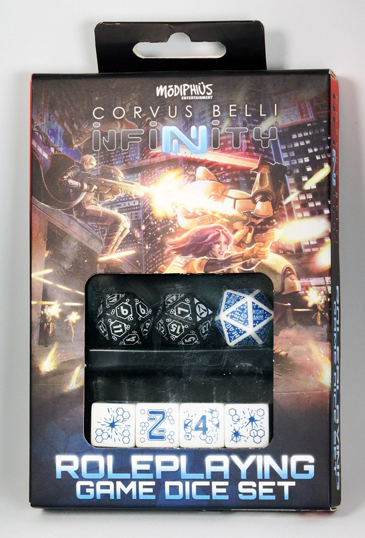 Infinity: Factions Dice Sets - Modiphius Entertainment