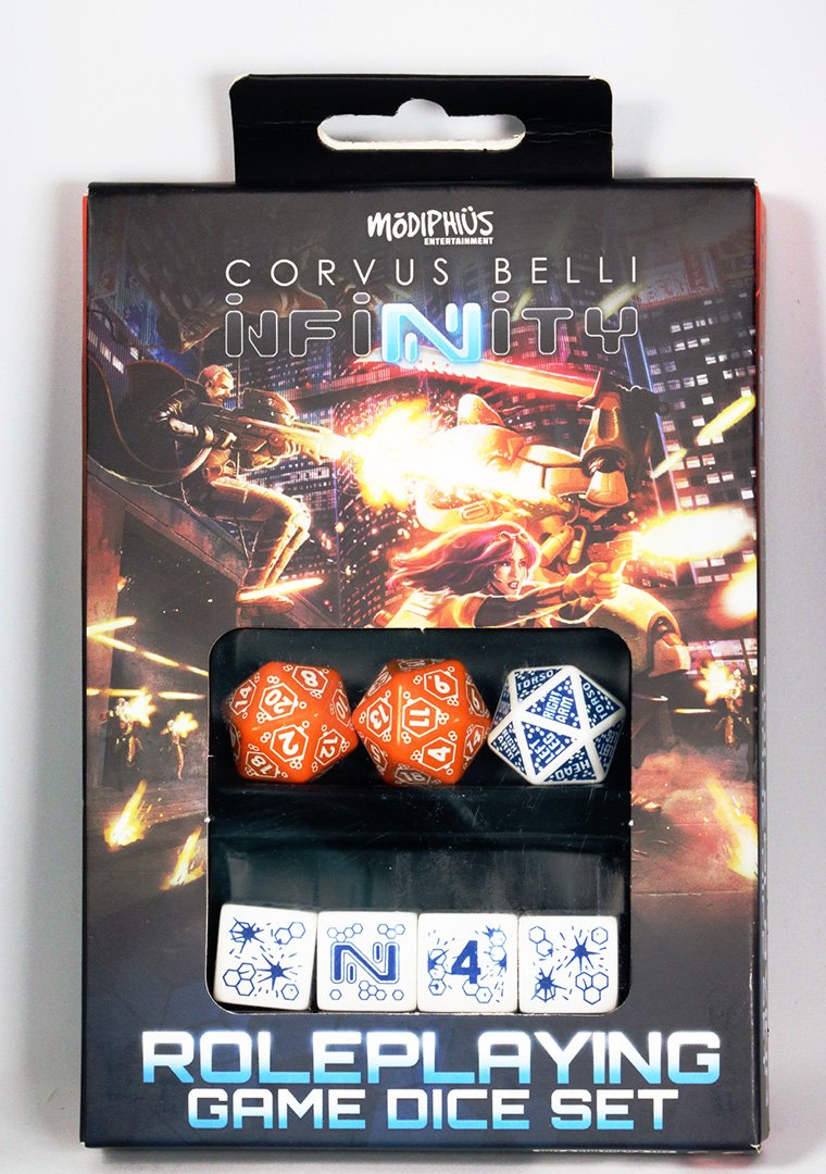Infinity: Factions Dice Sets - Modiphius Entertainment
