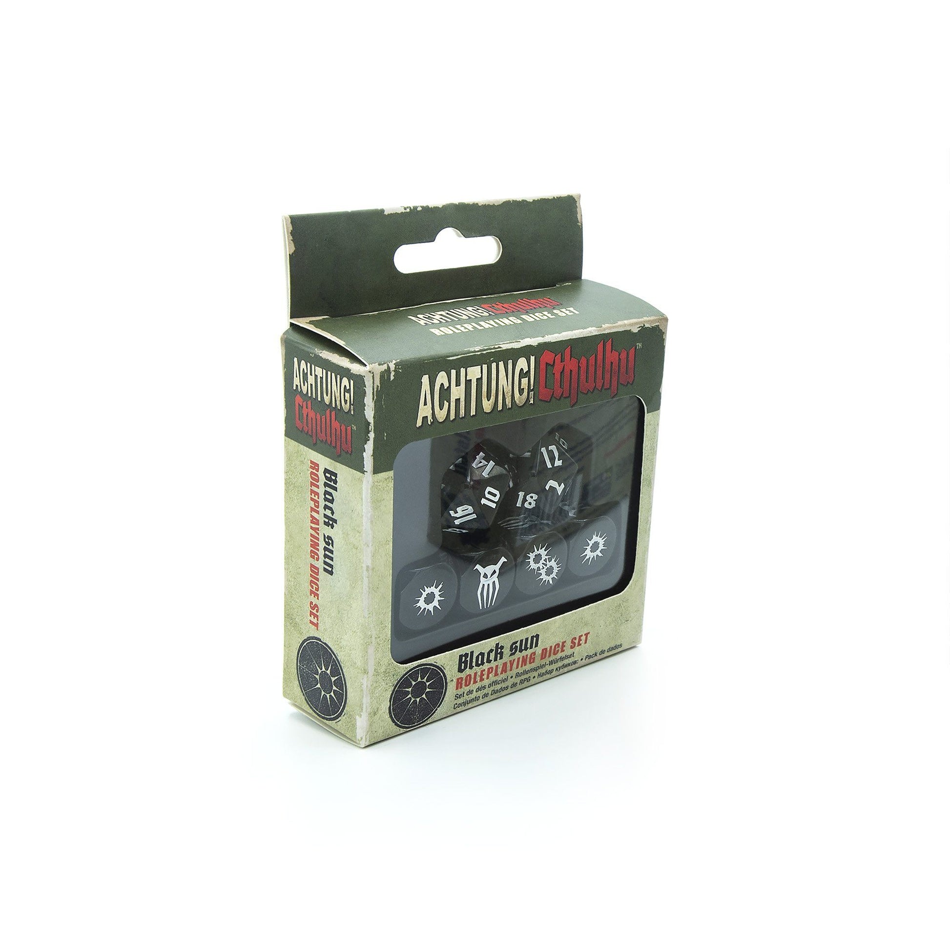 Achtung! Cthulhu 2d20: Black Sun Dice Set Achtung! Cthulhu 2d20 Modiphius Entertainment 