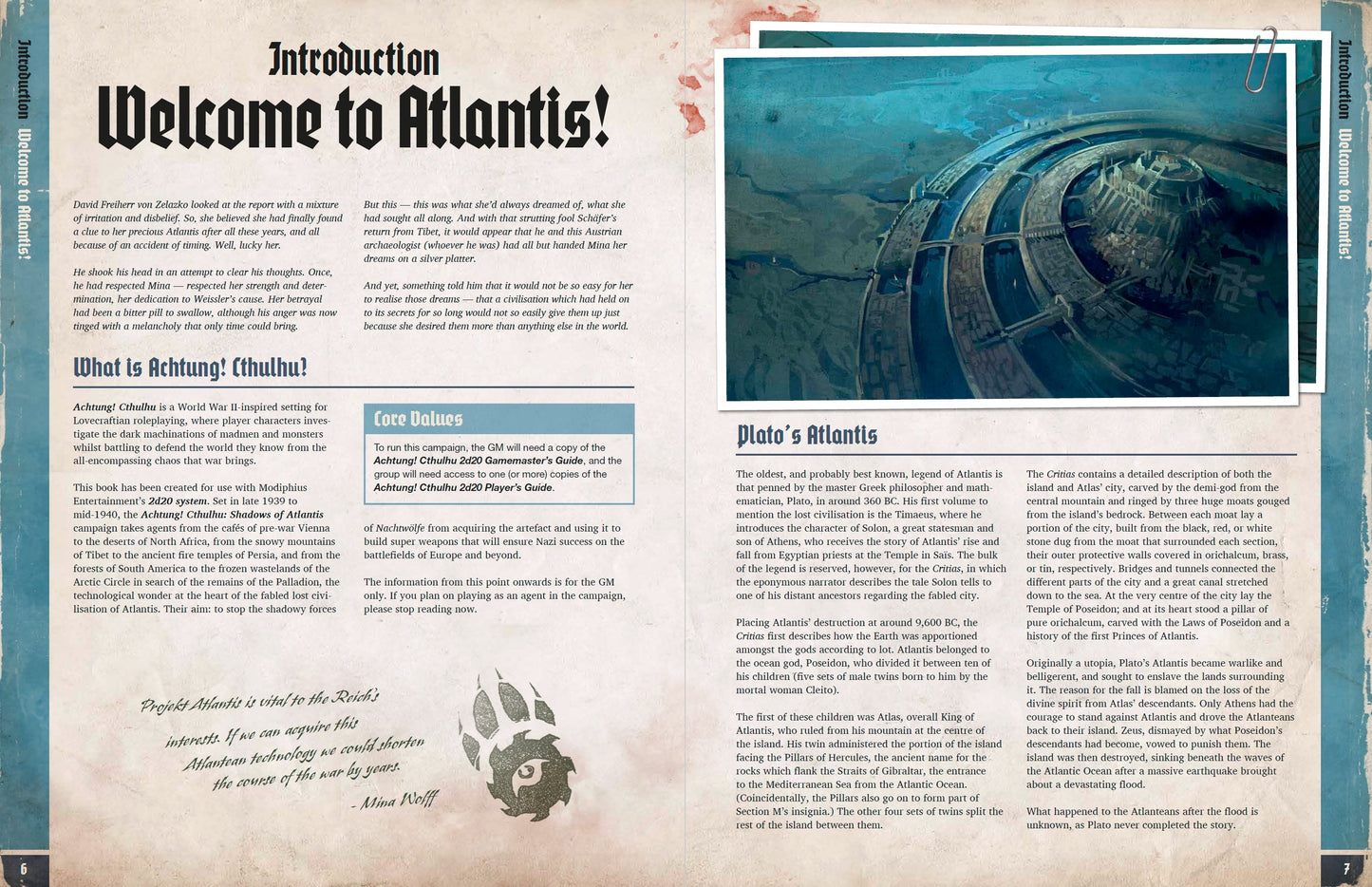 Achtung! Cthulhu 2d20: Shadows of Atlantis 2d20 Edition Achtung! Cthulhu 2d20 Modiphius Entertainment 