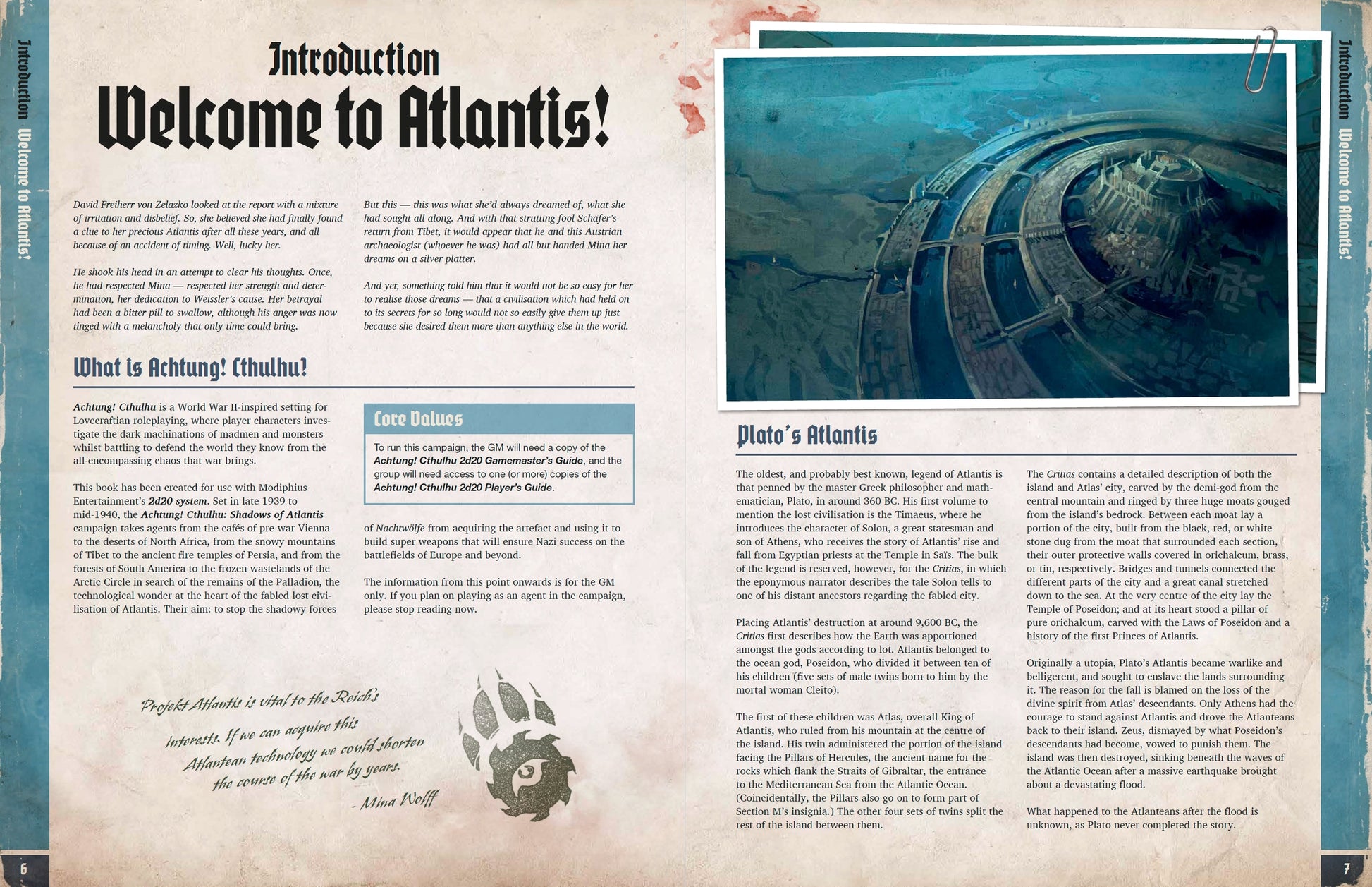 Achtung! Cthulhu 2d20: Shadows of Atlantis 2d20 Edition Achtung! Cthulhu 2d20 Modiphius Entertainment 