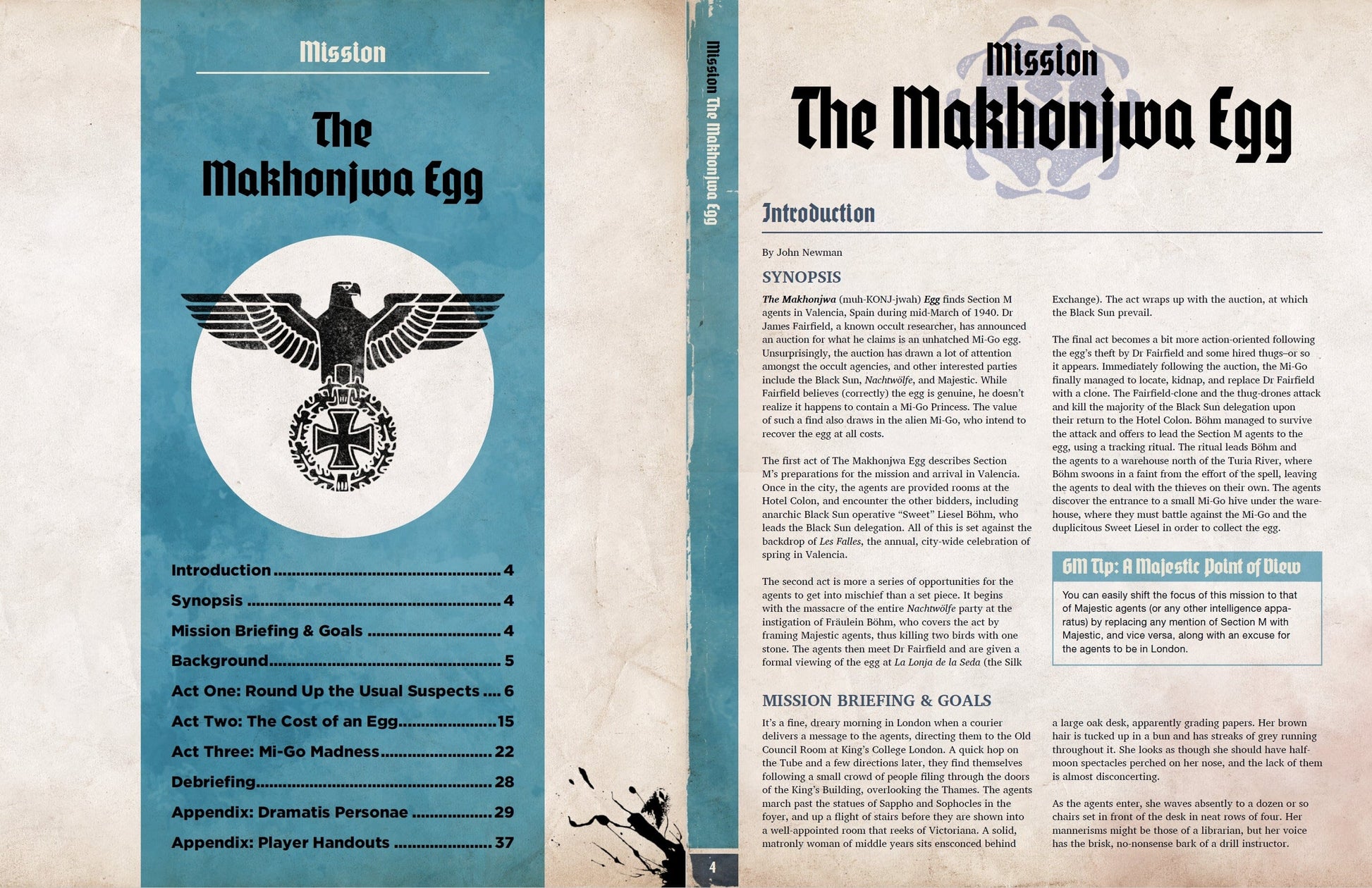 Achtung! Cthulhu 2d20: The Makhonjwa Egg (PDF) Achtung! Cthulhu 2d20 Modiphius Entertainment 